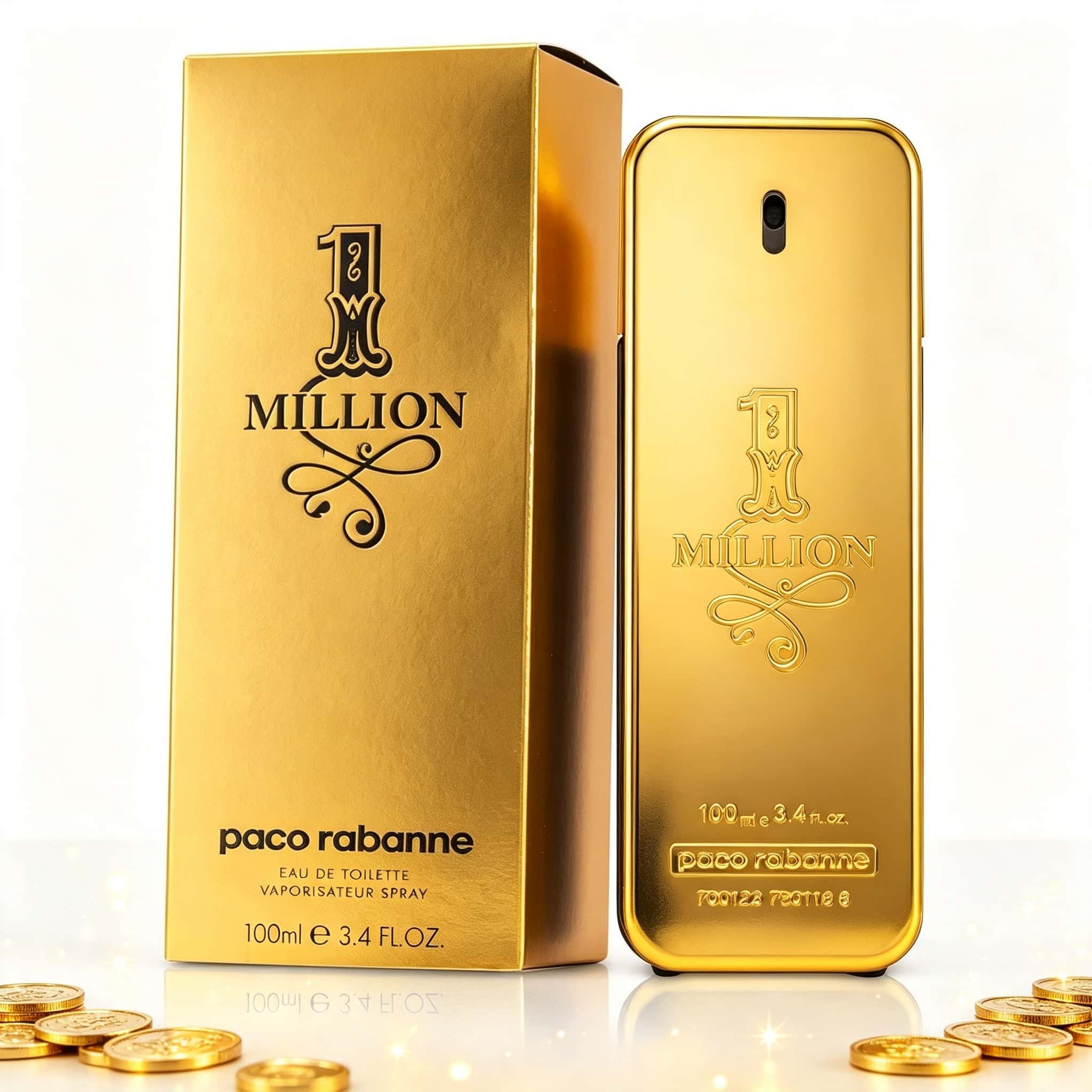 Cologne Spray Bottle - Perfume Paco Rabanne 1 Million Men
