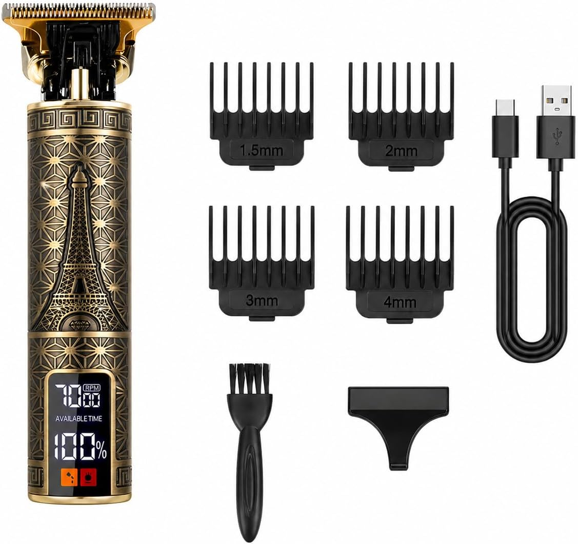 Men'S Grooming Clippers - Cortadora de Cabello Eléctrica Profesional para
