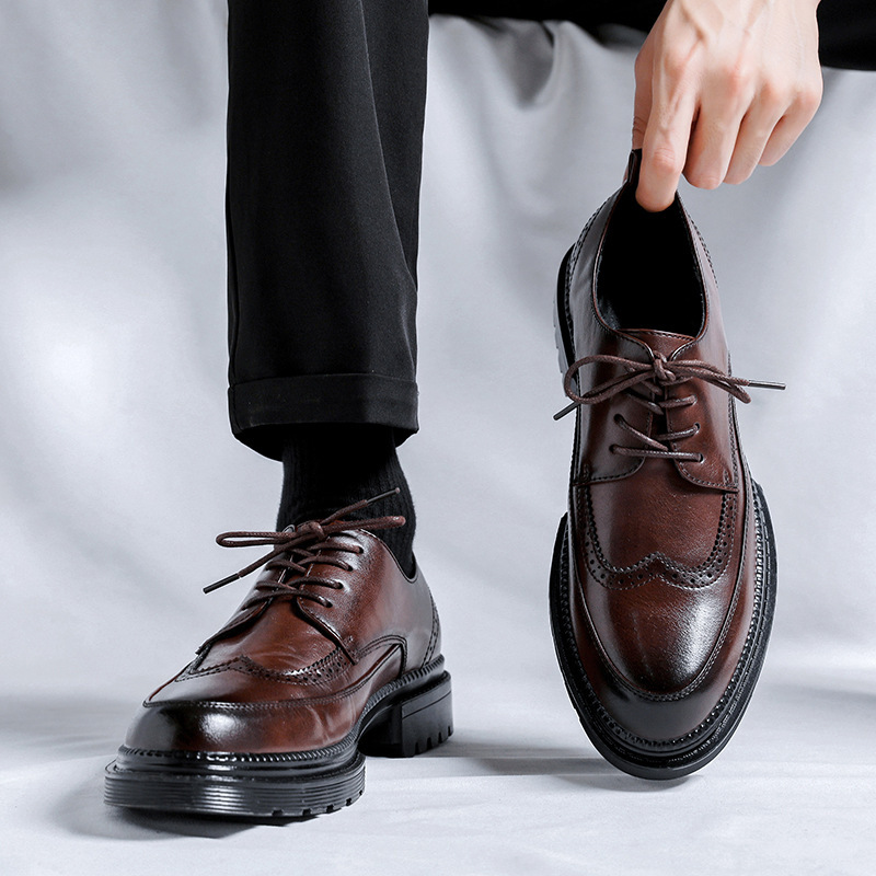 Nuevos zapatos de cuero para h - Young Men'S Grooming reseña y precio
