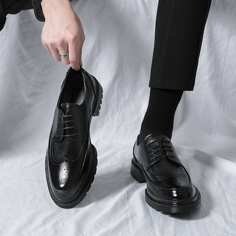Nuevos zapatos de cuero para h - Young Men'S Grooming reseña y precio