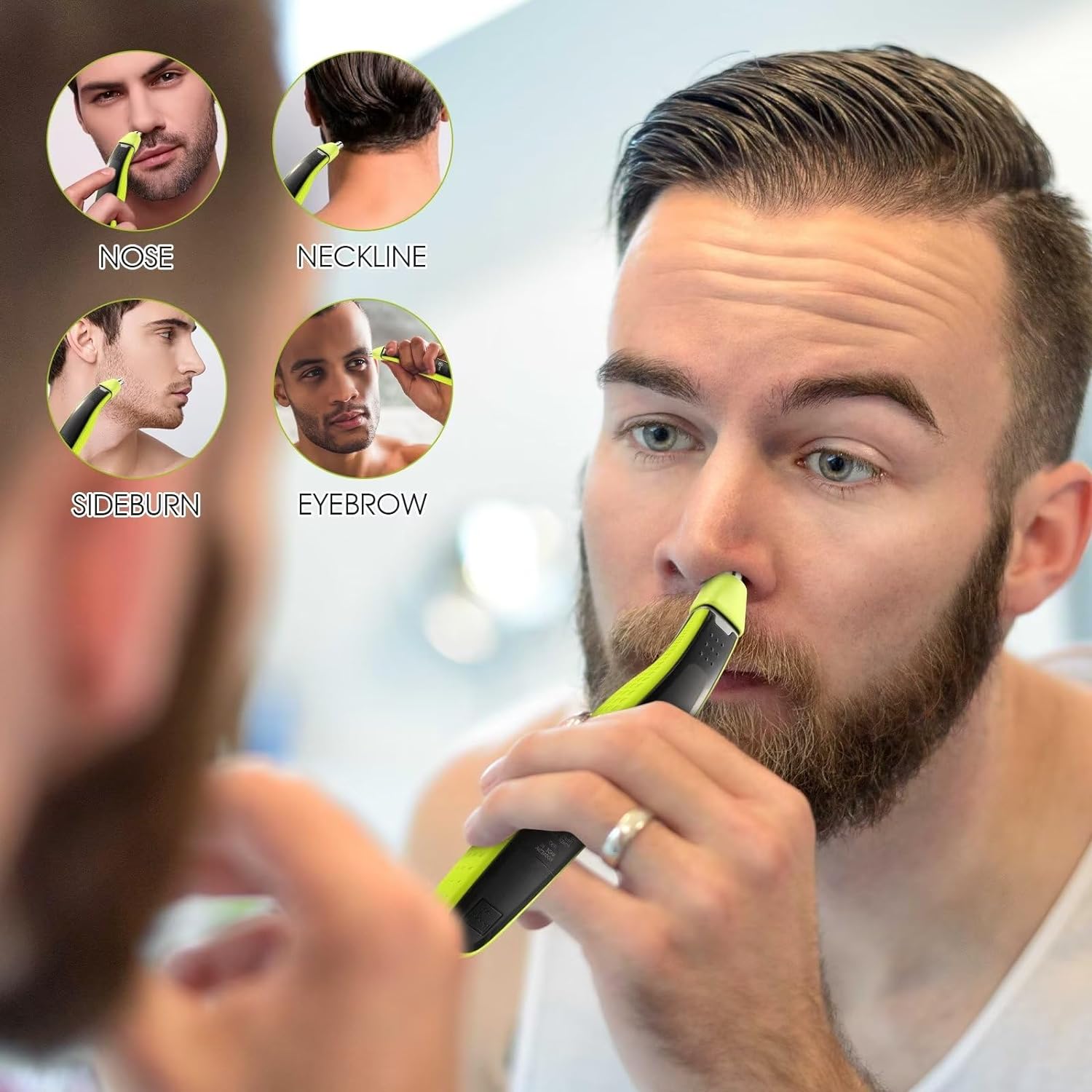 Cabezales de cuchillas de repu - Men'S Grooming Clippers reseña y precio