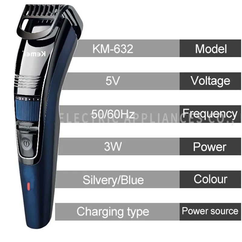 Cortadora de pelo Kemei 632 de - Men'S Face Grooming reseña y precio