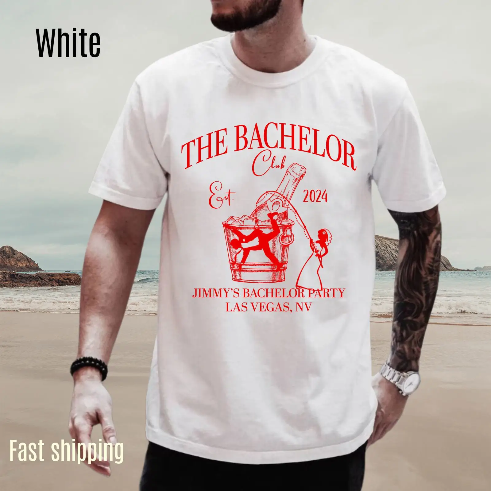 Camiseta personalizada The Bac - Men'S Grooming Club reseña y precio