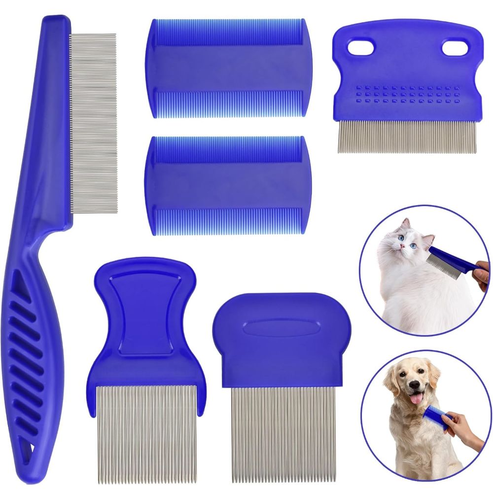 Juego de 6 peines antipulgas d - Comb Fine Tooth reseña y precio